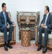 Le président syrien reçoit le ministre Gebran Bassil