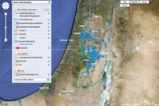 Une application sur iPhone pour suivre l’avancée de la colonisation israélienne en Cisjordanie occupée