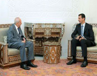 Le président syrien a reçu Karamé
