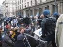 Espagne: manifestation contre la visite du président israélien Shimon Perez à Madrid
