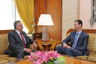 Assad discute avec Arslène la situation au Liban et en Syrie