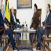 L’ ancien PM Karamé et son fils Fayçal chez sayed Nasrallah
