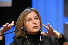 Livni contre l’accord conclu entre Olmert et les Palestiniens, à cause de Jérusalem et des réfugiés