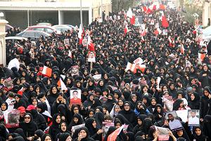 Bahreïn : Des milliers de manifestants dans dix régions