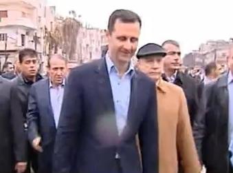 Assad dans le quartier de Baba Amr à Homs... Damas accepte le plan d’Annan