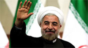 Le président iranien Hassan Rohani prête serment 