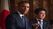 Obama rassure le Japon face à la Chine, menace Moscou sur l’Ukraine
