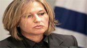 Londres garantit l’immunité diplomatique à Livni