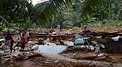 Sri Lanka: 10 morts, 200 disparus dans des coulées de boue
