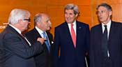 Netanyahu accuse les Européens, réunis avec Kerry, de soutenir les Palestiniens
