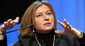 Livni: «C’est moi que le monde écoute, pas Netanyahu»

