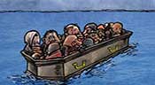 200 000 réfugiés ont bravé la Méditerranée en 2014, les Syriens en tête (infographie)
