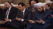 Assad participe à la cérémonie de naissance du prophète Mohammad