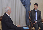 Assad à De Mistura: Damas soutient toute initiative qui contribue à résoudre la crise syrienne
