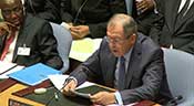 Sergueï Lavrov s’élève contre la violation des principes de l’Onu

