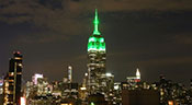 New York: l’Empire State Building en vert, pour célébrer l’Aïd el-Fitr
