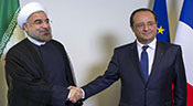 Nucléaire iranien: François Hollande s’est entretenu avec Hassan Rohani
