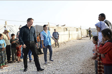 Réfugiés syriens: Cameron veut soutenir le Liban