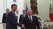 Assad a rencontré Poutine à Moscou mardi soir