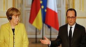 Crise migratoire: Hollande et Merkel partagent les «mêmes positions»
