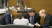 La Syrie au cœur d’un entretien imprévu entre Poutine et Obama
