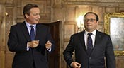 Cameron plaide au côté de Hollande pour des frappes en Syrie
