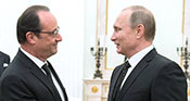 Hollande et Poutine s’entendent sur une «coordination» accrue contre «Daech»