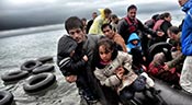 Un million de migrants arrivés par terre et mer en Europe depuis janvier
