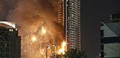 Dubaï: un gigantesque incendie ravage un hôtel