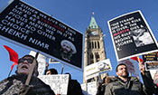 Manifestation à Ottawa pour dénoncer l’exécution du cheikh Al-Nimr