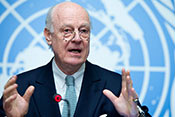 De Mistura: La paix est nécessaire en Syrie pour lutter contre le terrorisme