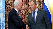 Syrie: l’envoyé spécial de l’Onu rencontre Lavrov à Moscou