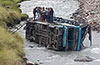 Pérou: Au moins 23 morts dans la chute d’un autocar dans une rivière