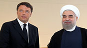 Le président du Conseil italien Matteo Renzi en visite officielle en Iran
