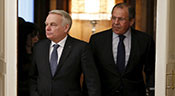 Lavrov et Ayrault: il n’y a pas et il n’y aura pas de solution militaire au conflit en Syrie