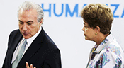 Brésil: Rousseff dénonce le «gouvernement illégitime» de Temer

