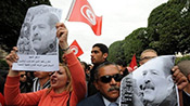 Tunisie: des manifestants en colère avant une nouvelle audience du procès Belaïd
