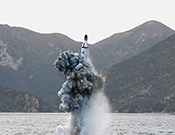 La Corée du Nord teste un missile lancé par sous-marin