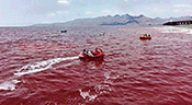 Un «lac de sang» découvert en Iran