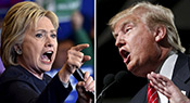 Trump et Clinton, deux candidats à risque pour les Américains
