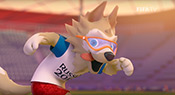 Le public russe a choisi la mascotte de la Coupe du monde 2018