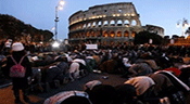 Rome: des musulmans manifestent contre la fermeture de lieux de culte

