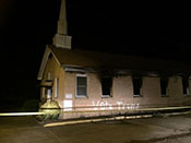 #Mississippi : Une #église noire incendiée et taguée d’un slogan pro-Trump 