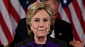 Clinton nomme le coupable de sa défaite