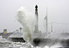Une #tempête frappe le #Royaume_Uni, des vols et trains annulés