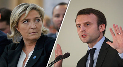 Présidentielle: Macron se présente comme le meilleur pour battre Le Pen
