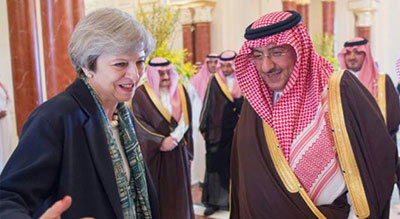 Theresa May en quête d’argent frais en Arabie saoudite