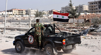 L’armée syrienne reprend partiellement le contrôle de la route Damas-Palmyre