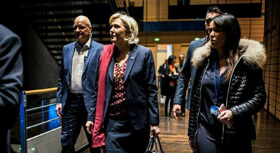 La justice française demande la levée de l’immunité de Marine Le Pen

