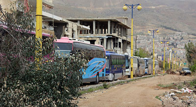 Syrie: l’évacuation de 4 villes assiégées a commencé

